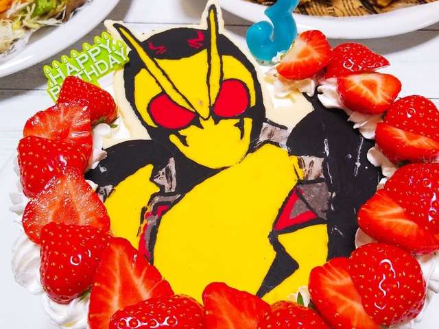 仮面ライダーゼロワンのバースデーケーキ♡